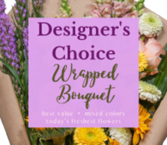 Designer\'s Choice - Wrapped Bouquet