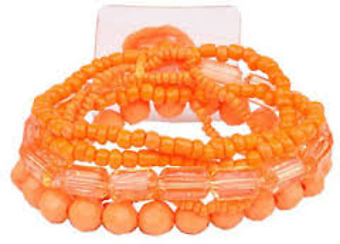 Potpourri Corsage Bracelet in Orange
