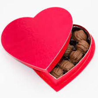 8 oz Heart Shaped Box of Chocolates