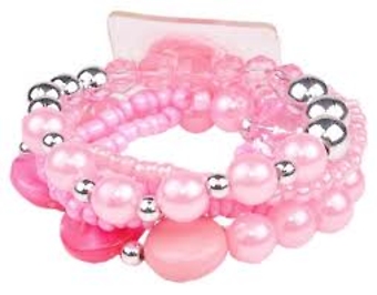 Potpourri Corsage Bracelet in Pink