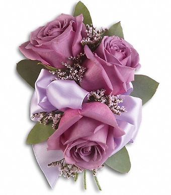 Soft Lavender Rose Corsage