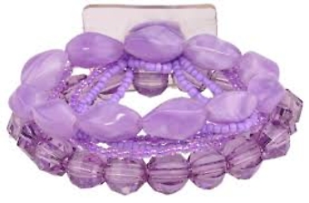 Potpourri Corsage Bracelet in Lavender