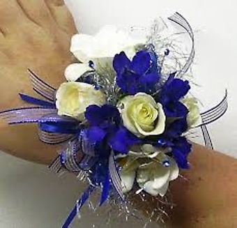 Bright and White Corsage